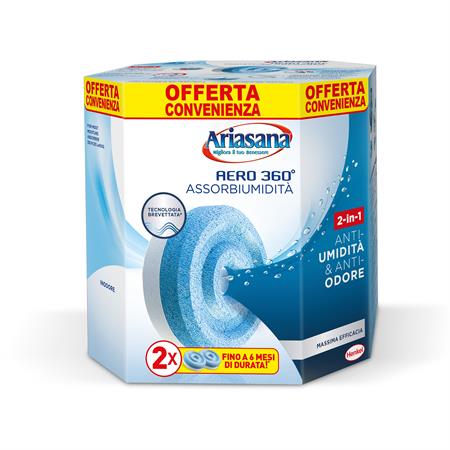 ariasana ricarica deumidificatore aero 360 2 tab x 450gr ariasana ricarica deumidificatore aero 360 2 tab x 450gr