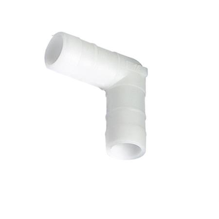 curva 90 per tubo spiralato condizionatore diametro 16 mm nylon bianco curva 90 per tubo spiralato condizionatore diametro 16 mm nylon bianco