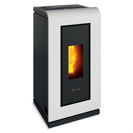 stufa a pellet canalizzabile termovana king 12 bianco stufa a pellet canalizzabile termovana king 12 bianco